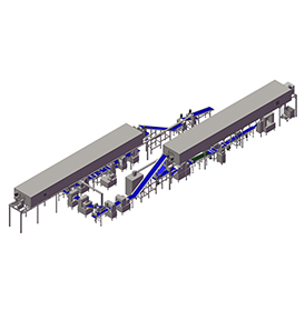 ZLKS380全自動丹麥酥皮面包連續生產線
